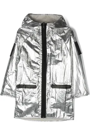 Karl Lagerfeld Sketch-Print Reversible Trench Coat