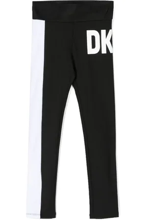DKNY Logo-print colour-block leggings