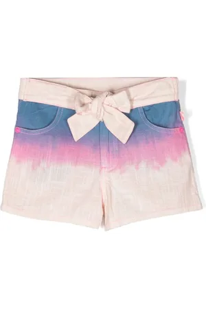 Billieblush Gradient-effect cotton shorts