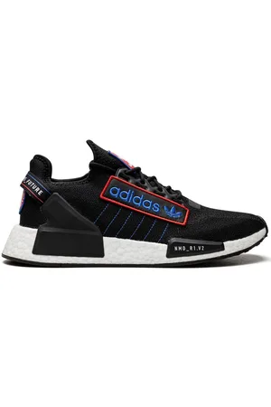 Adidas x Pharrell Williams NMD R1 Black Future Sneakers - Farfetch