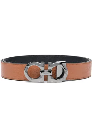 Salvatore Ferragamo Reversible leather Gancini belt