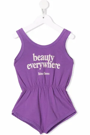 Bobo Choses Slogan-print playsuit