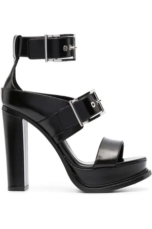 Alexander McQueen 125mm heeled leather sandals