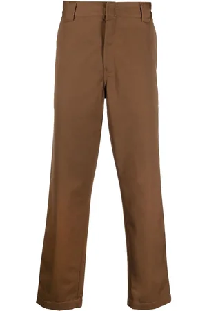 Carhartt Logo-patch straight-leg trousers