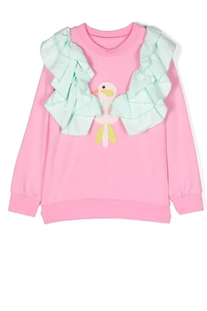 Wauw Capow by Bangbang Birdie ruffle-trim sweatshirt