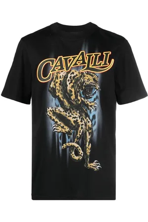 Roberto Cavalli Panther print T-shirt