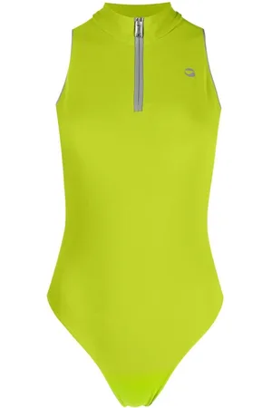 COPERNI Logo-print sleeveless zipped top