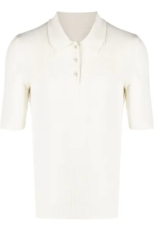 Maison Margiela Four-stitch knitted polo shirt