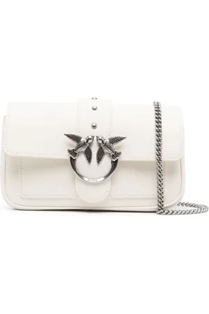 Pinko Love Birds leather crossbody bag
