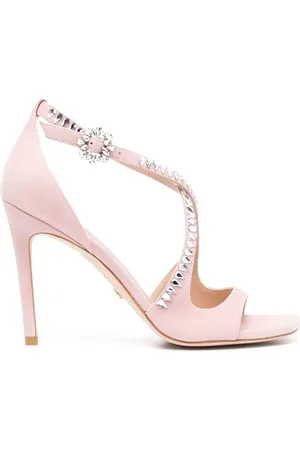 Stuart Weitzman Crystal-embellished 110mm sandals