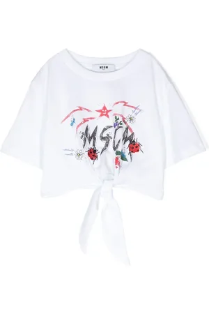 Msgm Graphic logo-print T-shirt