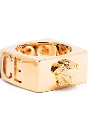 Versace 18k White Gold Diamond Ring | TheNetJeweler