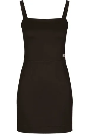 Dolce & Gabbana Logo plaque sleeveless mini dress