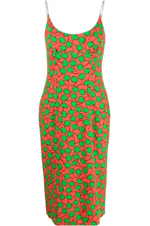 Moschino Graphic-print midi dress