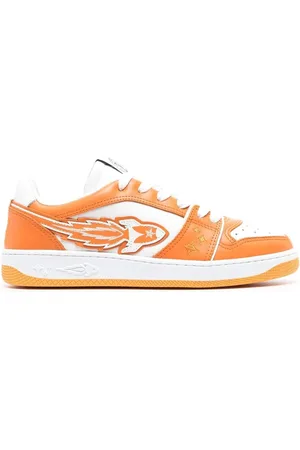 Women's Racing Sneaker in Indigo Orange (Navy and Orange) 36 / 5