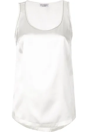 Brunello Cucinelli Silk tank top