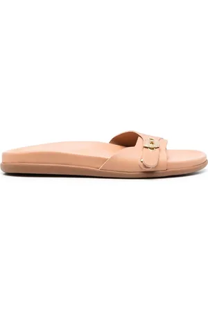 Ancient Greek Sandals Odi buckle-fastened slides