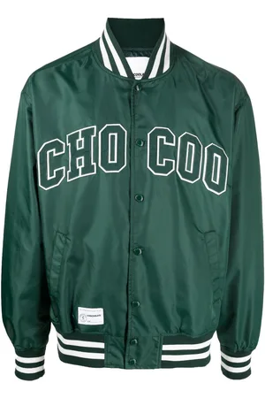 CHOCOOLATE logo-patch half-zip Jacket - Farfetch