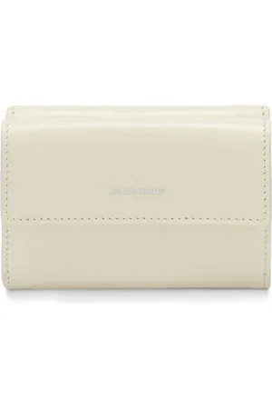 Jil Sander Logo-embroidered leather purse