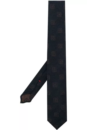 DELL'OGLIO Men Bow Ties - Pointed silk tie