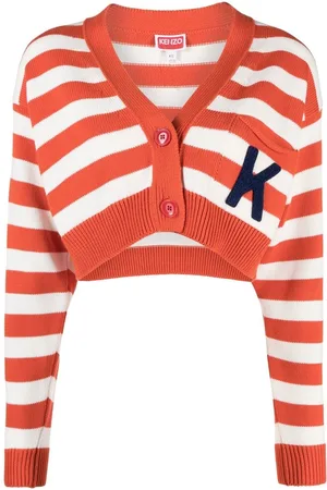 Kenzo Striped cropped cardigan