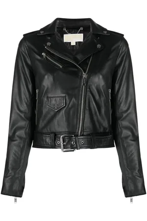 Michael Kors Cropped biker jacket