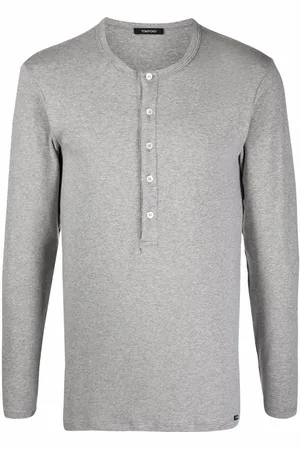 Tom Ford Long-sleeve button-fastening top