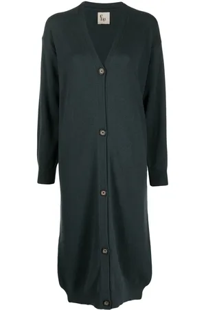 Paula Long-length cashmere cardigan