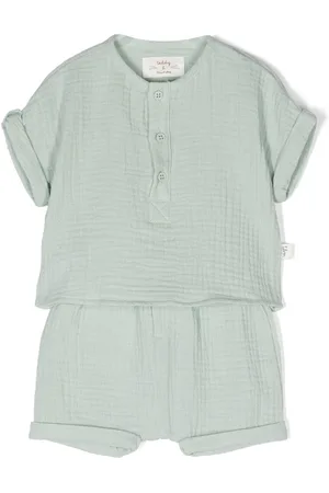 TEDDY & MINOU Button-plaque cotton short set