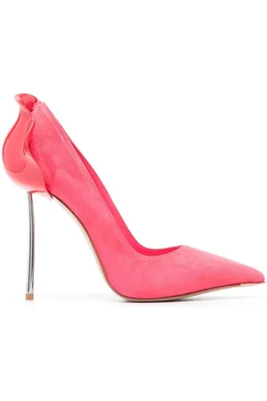 LE SILLA Petalo 100mm suede pumps