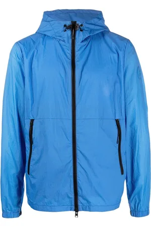 Woolrich Logo-patch hooded windbreaker