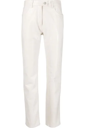 Courrèges Straight-leg faux leather trousers