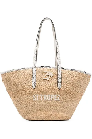Zadig & Voltaire Embroidered-logo basket tote bag