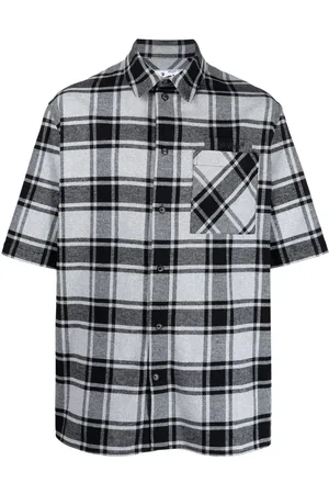 Off-White Exact Opp-print short-sleeved Shirt - Farfetch