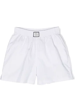 Douuod Kids metallic-detail bloomers shorts - White