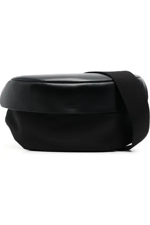 Jil Sander Embossed logo leather belt bag