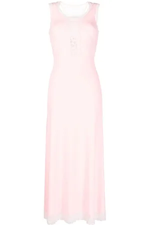 Natasha Zinko Lace-trimmed midi dress