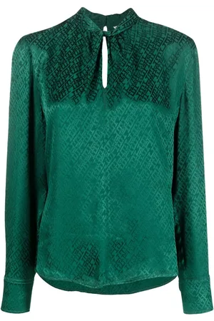 Tommy Hilfiger Monogram long-sleeve blouse