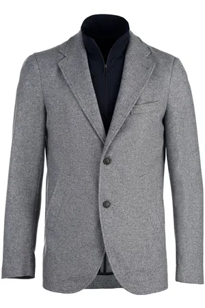 Norwegian Wool Layered-design wool-blend blazer