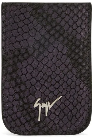 Giuseppe Zanotti Charlotte Snakeskin Wallet - Pink