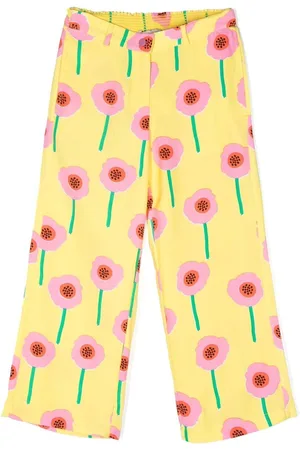 Stella McCartney Floral-print wide-leg trousers