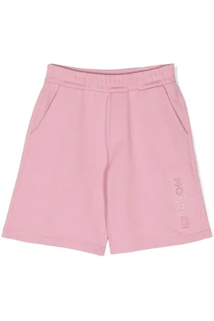 Moncler Logo-embroidered cotton shorts