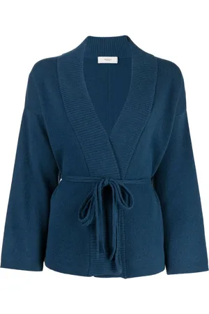 PRINGLE OF SCOTLAND V-neck tie-waist cardigan