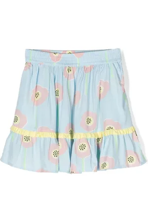 Stella McCartney Floral-print ruffled skirt