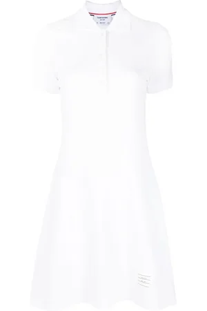 Thom Browne Pique flared tennis dress