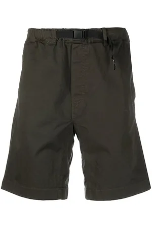 Woolrich Belted cotton shorts