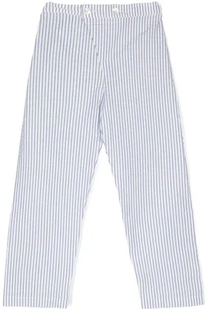 SIOLA Striped straight-leg trousers