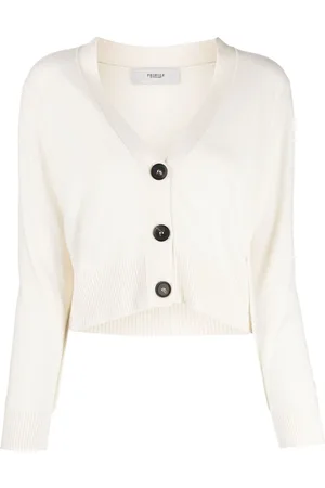 PRINGLE OF SCOTLAND Cropped button-up cardigan