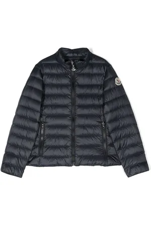 Moncler Logo-patch zip-up padded jacket