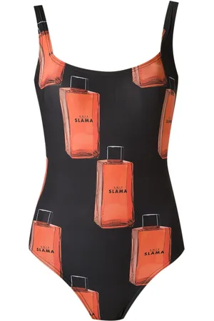 AMIR SLAMA Printed swimsuit